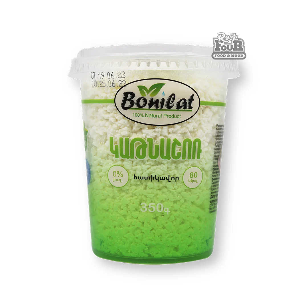 Կաթնաշոռ հատիկավոր «Bonilat» 0% 350գ